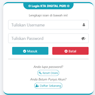 Register PGRI Pulau Taliabu - Persatuan Guru Republik Indonesia Cabang Pulau Taliabu